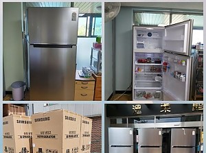 대구샘노인요양센터 층별 간식전용 대형 냉장고 구매 및 비치