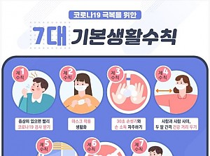 코로나19 극복을 위한 7대 생활수칙